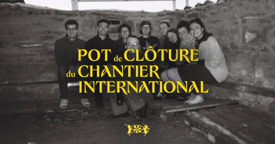 pot clôture du chantier international